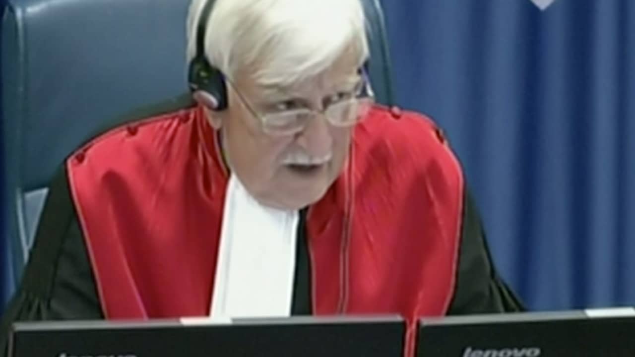 Beeld uit video: Voor deze misdaden is Mladic schuldig bevonden