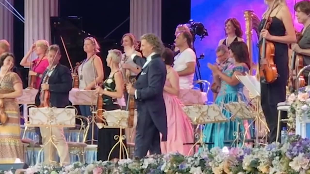 Beeld uit video: Generale repetitie voor André Rieu op het Vrijthof in Maastricht