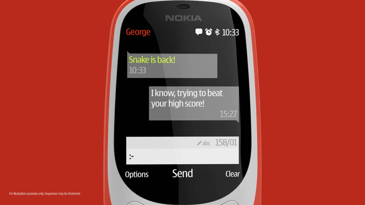 Beeld uit video: Dit is de nieuwe versie van de Nokia 3310