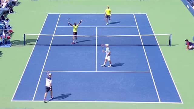 Bekijk hoe Rojer zijn derde Grand Slam-finale in het dubbelspel haalt
