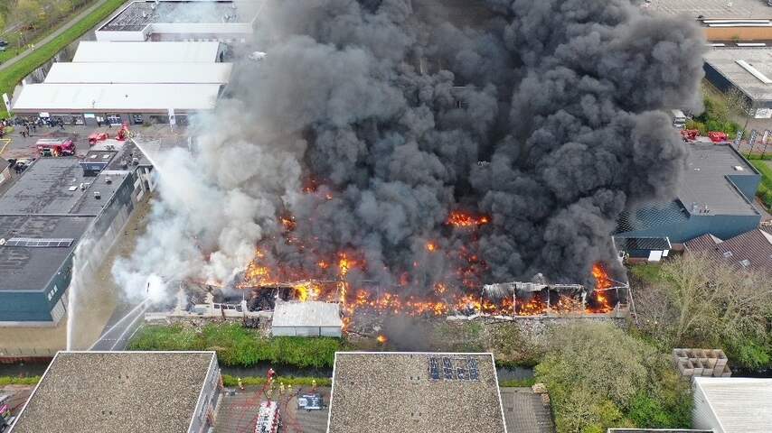 Brand op industrieterrein Broek op Langedijk