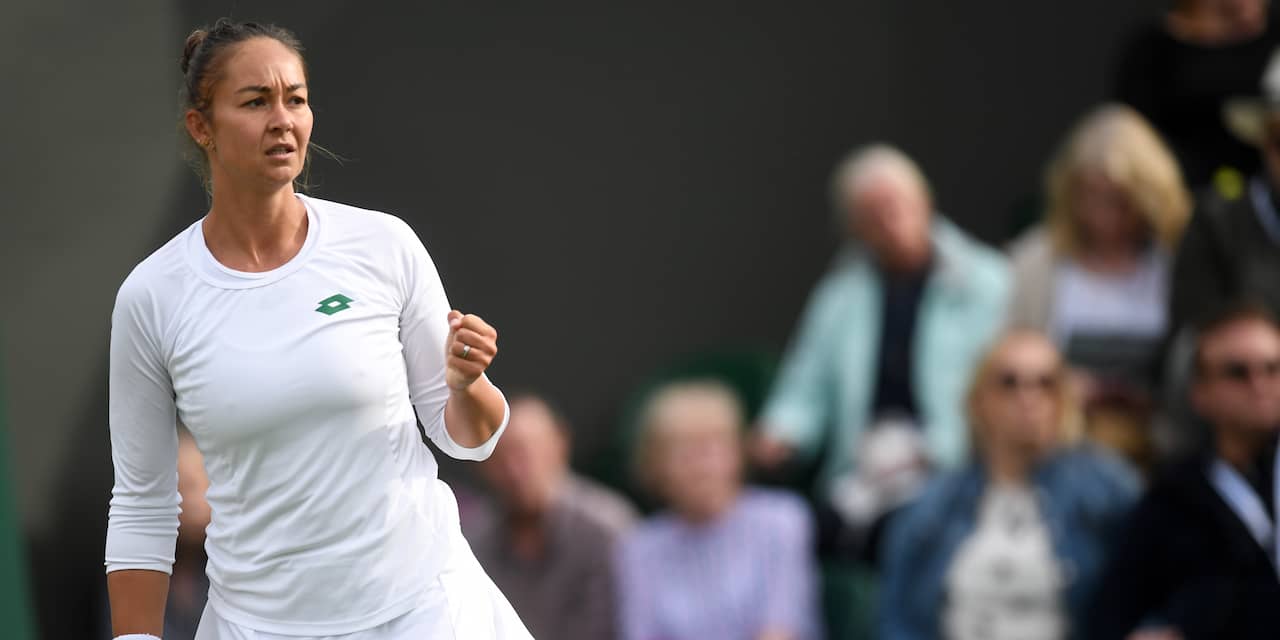 Lucky loser Pattinama-Kerkhove wint en treft onfeilbare Swiatek op Wimbledon