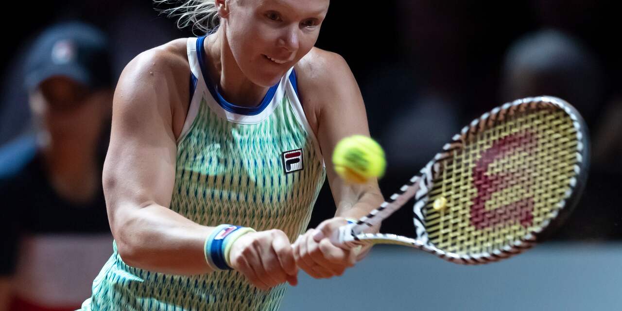 Bertens loopt finale in Stuttgart mis na driesetter tegen Kvitová
