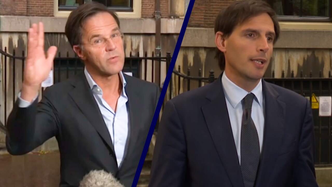 Beeld uit video: Partijleiders reageren op 'stevige gesprekken' met informateur Remkes