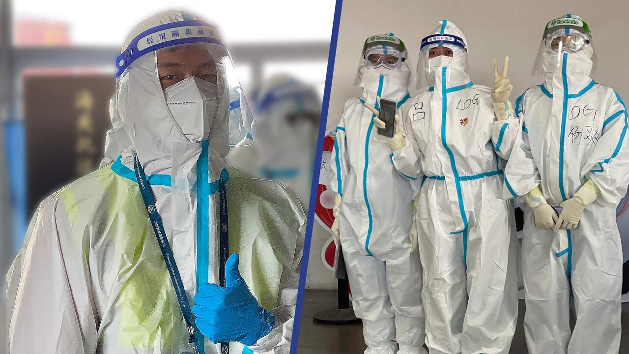 Beeld uit video: Van maanmannetjes tot diepe PCR-test: zo kom je Peking binnen