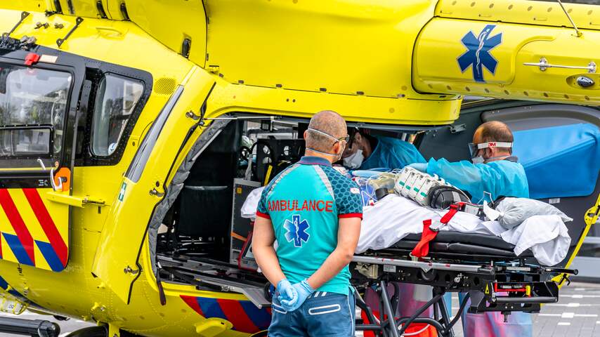 Coronapatiënt wordt vervoerd per traumahelikopter vanuit Breda
