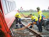 Het werk gaat het hele weekeinde duren en volgens de huidige prognose rijden er maandagochtend weer treinen tussen Groningen en Roodeschool, kondigde een woordvoerster aan.