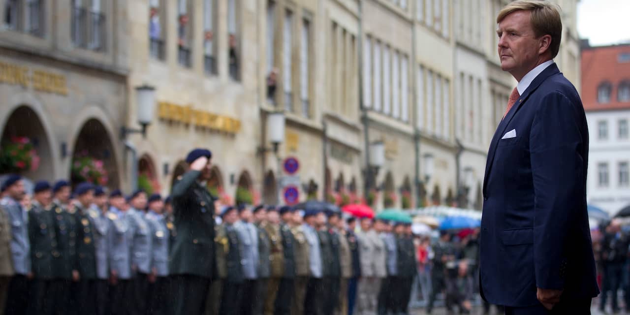 Koning Willem-Alexander bij jarig Duits-Nederlands Legerkorps