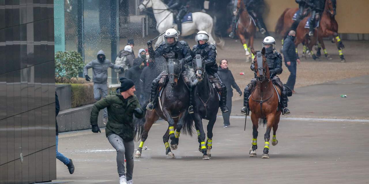 Politie Brussel grijpt hard in bij mars tegen VN-migratiepact