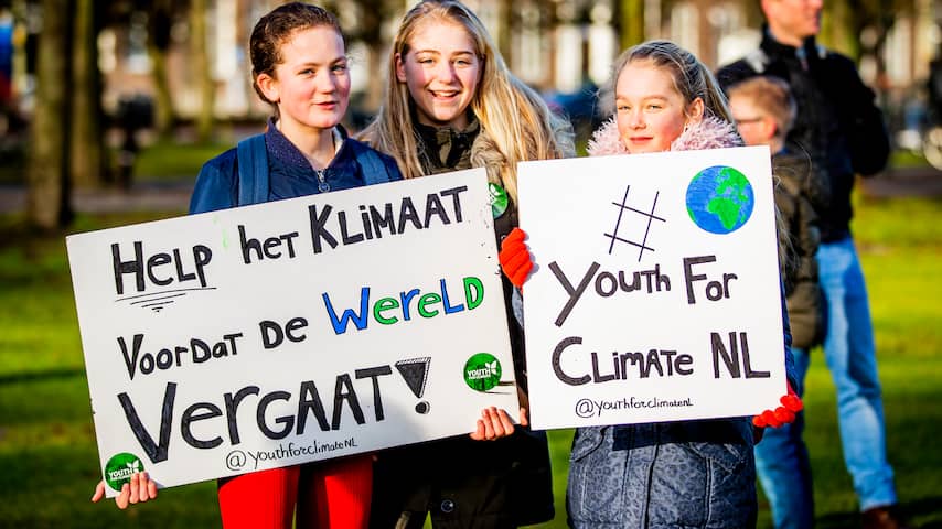 Vier vragen over de demonstratie van 'klimaatspijbelaars'