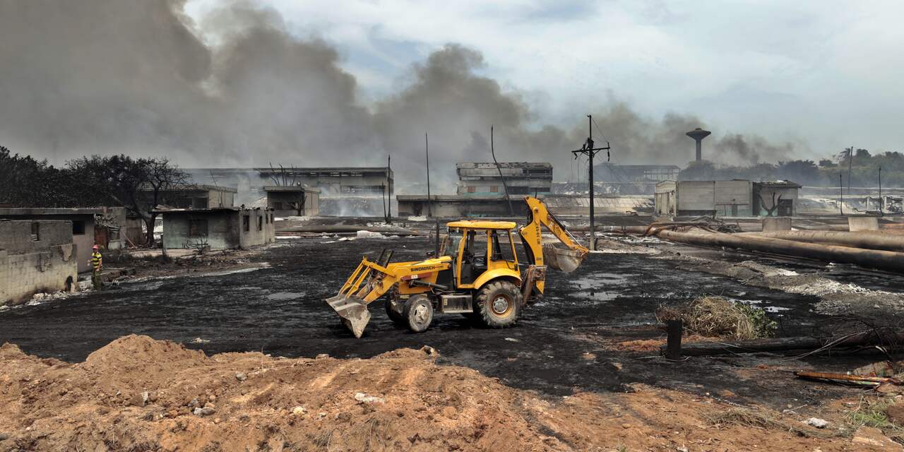 Brand bij oliereservoir op Cuba geblust, vier doden en nog veertien vermisten