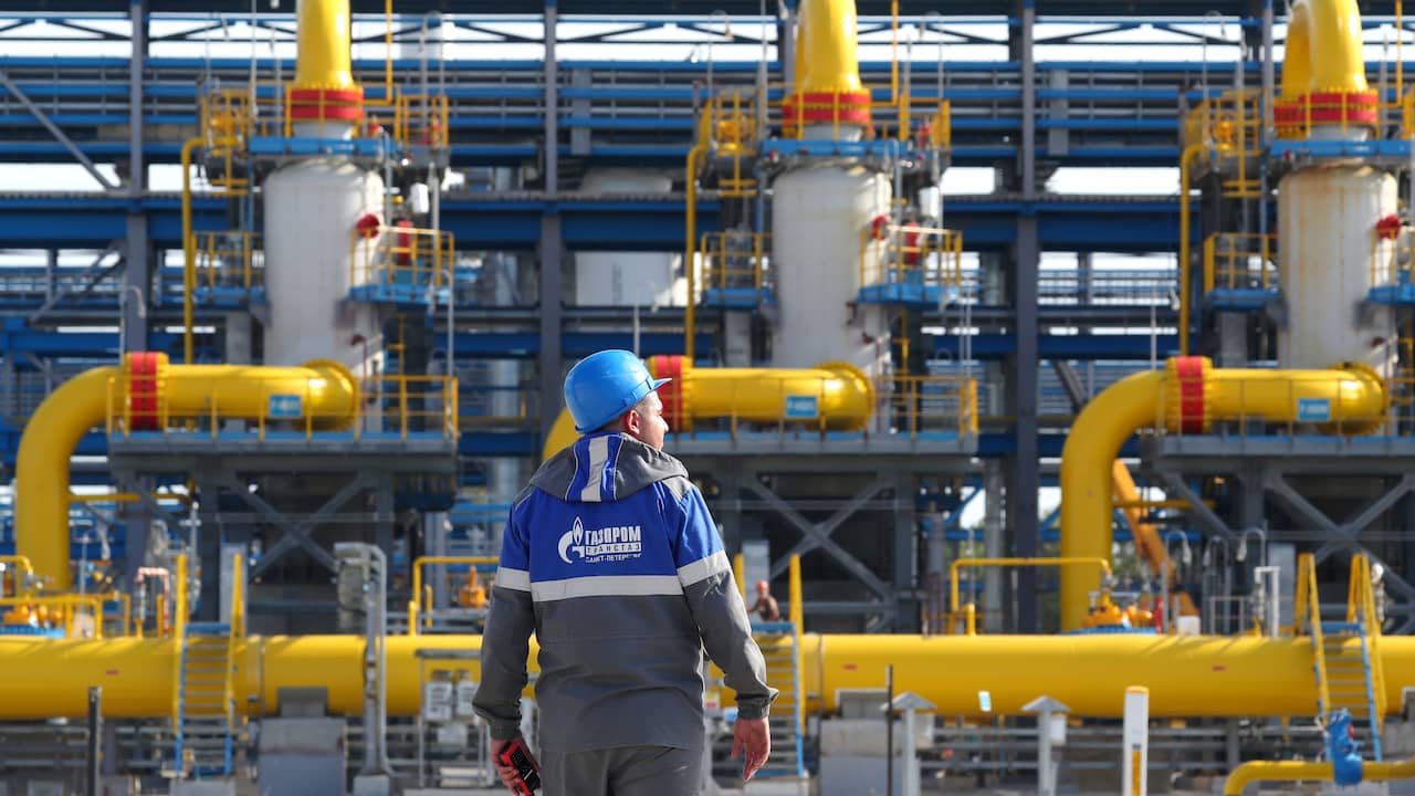 Het begin van de Nord Stream 2-pijplijn in Rusland, van waaruit straks gas naar Europa komt. Althans, dat is de bedoeling.