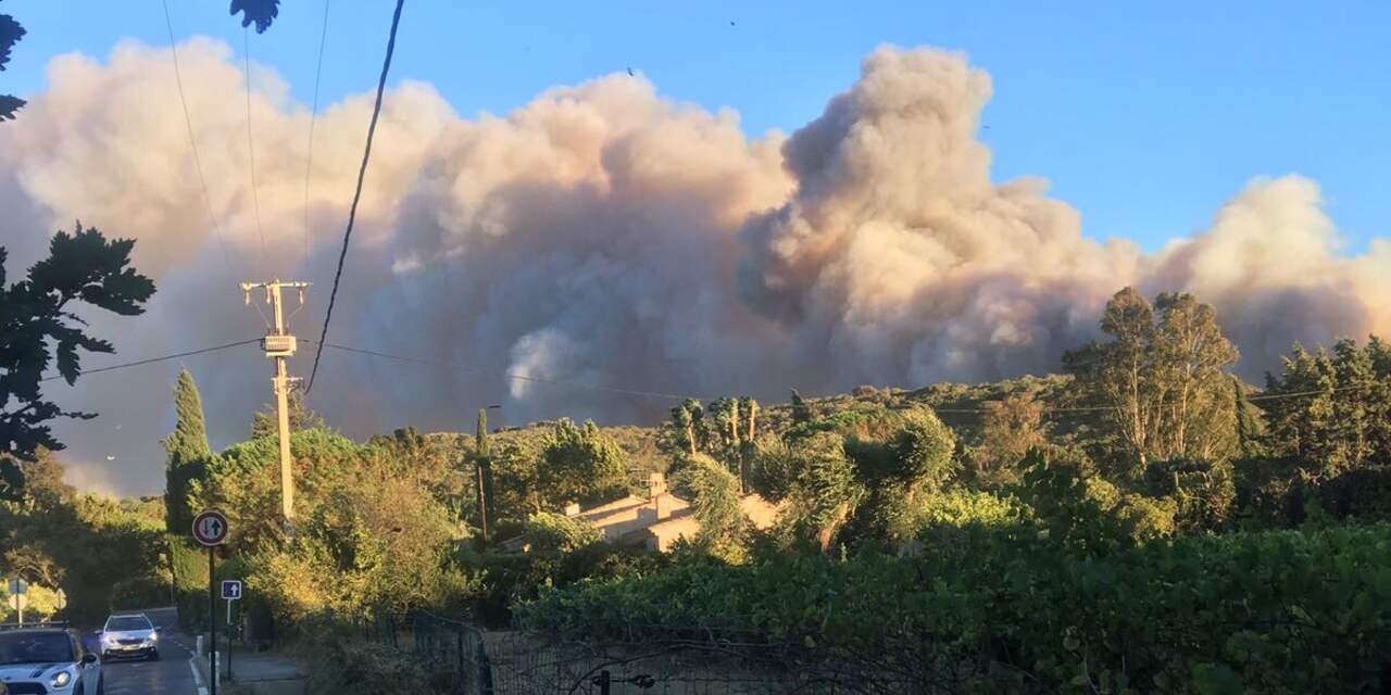 Enorme bosbranden woeden in zuiden van Frankrijk 