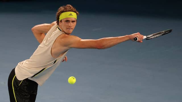 Alexander Zverev bleef in zijn tweederondepartij wel zonder setverlies.