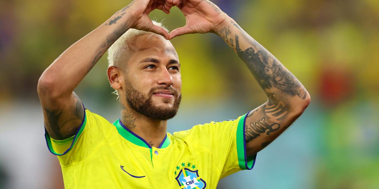 Neymar vreesde dat WK voorbij was door blessure: 'Heb de hele nacht gehuild'