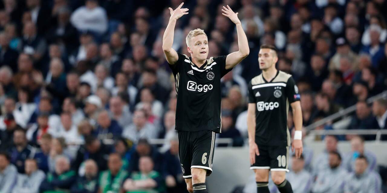 Ruim 4,1 miljoen kijkers voor uitduel Ajax met Tottenham Hotspur