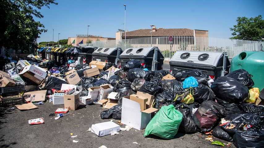 Rome stuurt vanaf april elke week 900 ton afval per trein naar Amsterdam