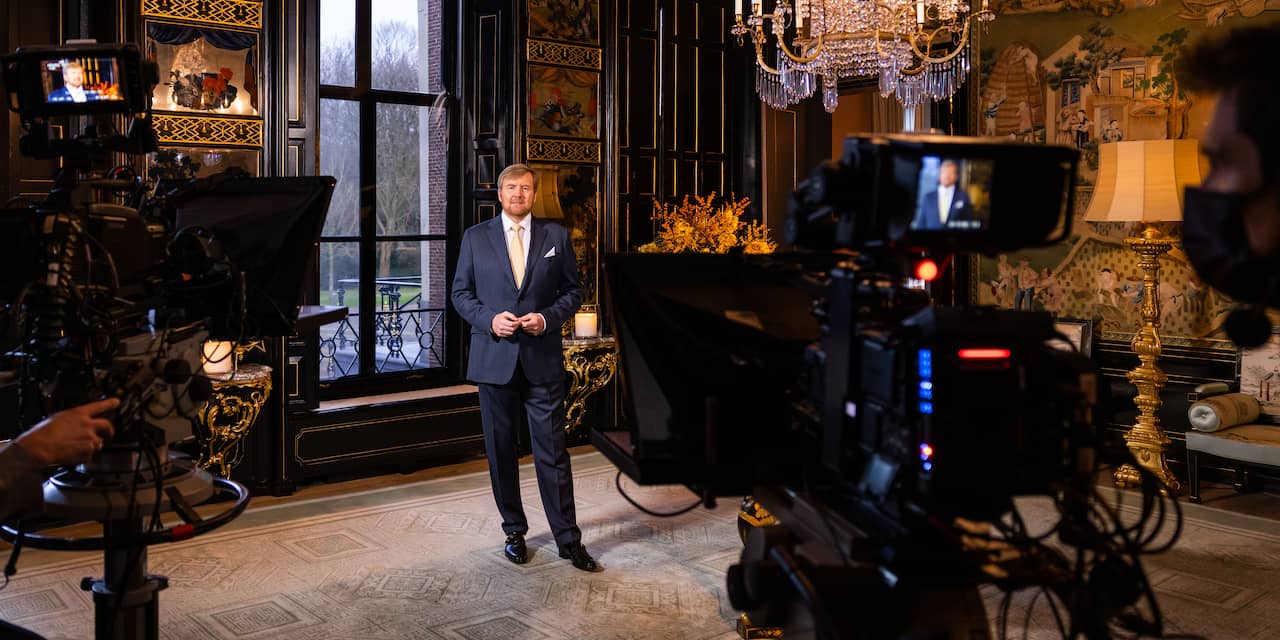 Toespraak Willem-Alexander door 1,5 miljoen mensen live bekeken