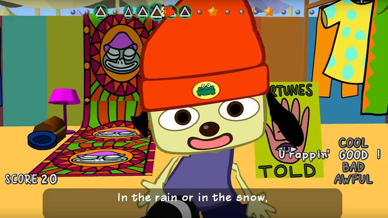 Beeld uit video: Trailer PaRappa The Rapper Remastered