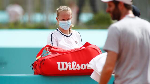Kiki Bertens won in 2021 pas één wedstrijd op WTA-niveau.