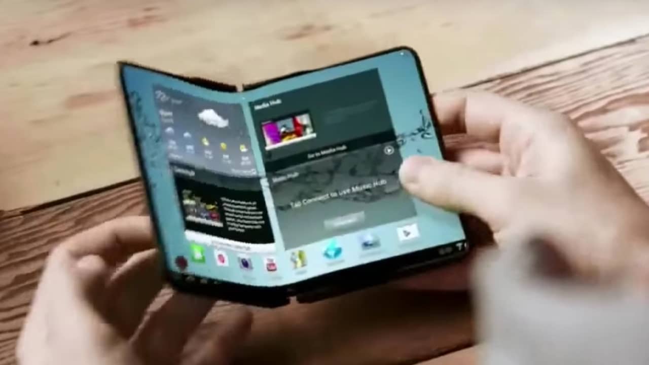 Opvouwbare telefoon Samsung als tablet te gebruiken' | - Het laatste het eerst op NU.nl