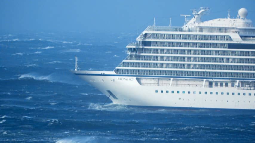 Evacuatie cruiseschip bij Noorwegen stilgelegd, schip vaart weer