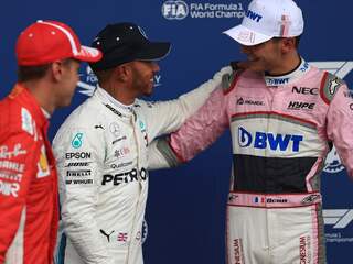 Hamilton en Vettel roemen talent Ocon na sterke kwalificatie