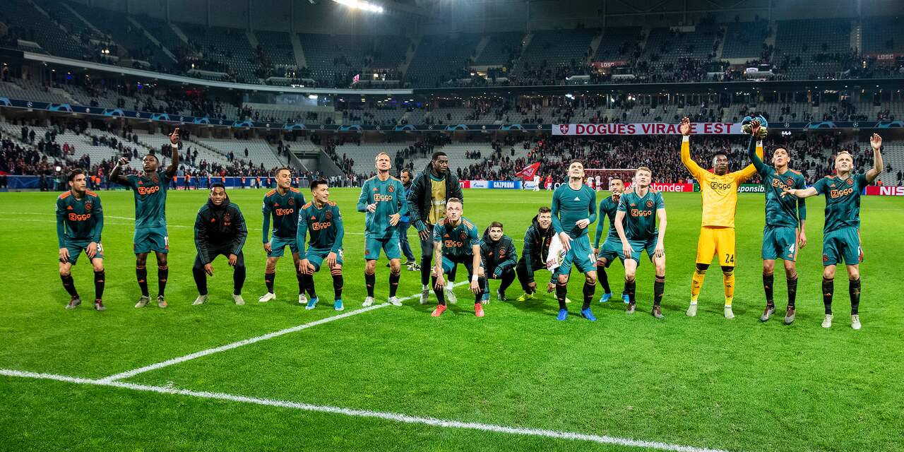 Ajax na zege in Lille dicht bij knock-outfase Champions League
