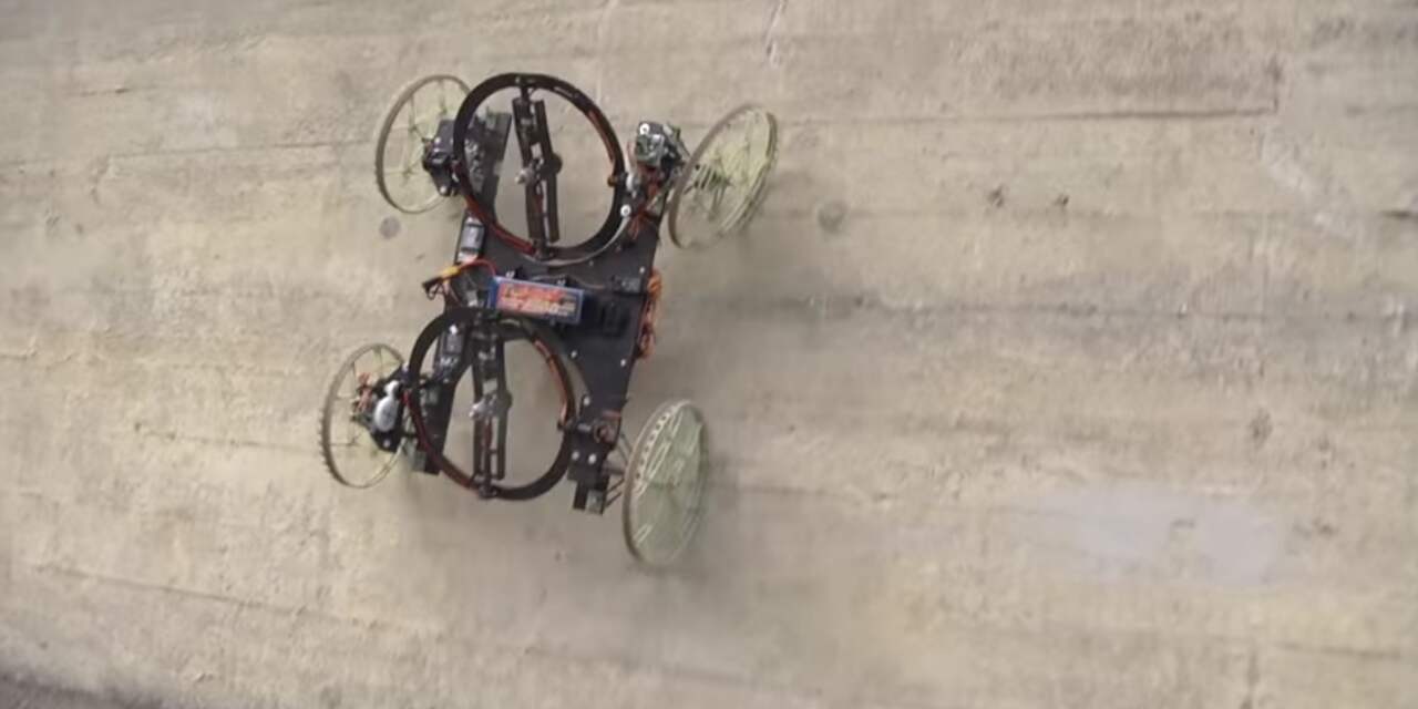 Disney maakt robot die muren kan beklimmen