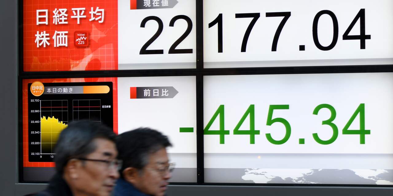 Ook Aziatische beurzen flink in de min door zorgen bij beleggers