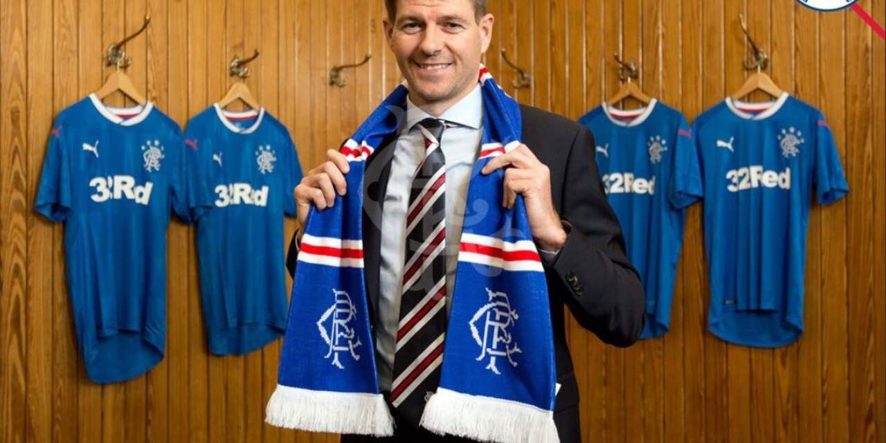 Gerrard definitief aan de slag als manager van Rangers FC