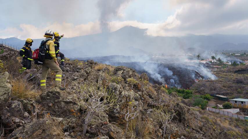 Een van lavastromen op La Palma stilgevallen, maar vulkaan 'blijft krachtig'