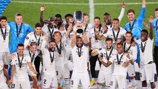 Goals van Alaba en Benzema helpen Real aan vijfde Europese Super Cup
