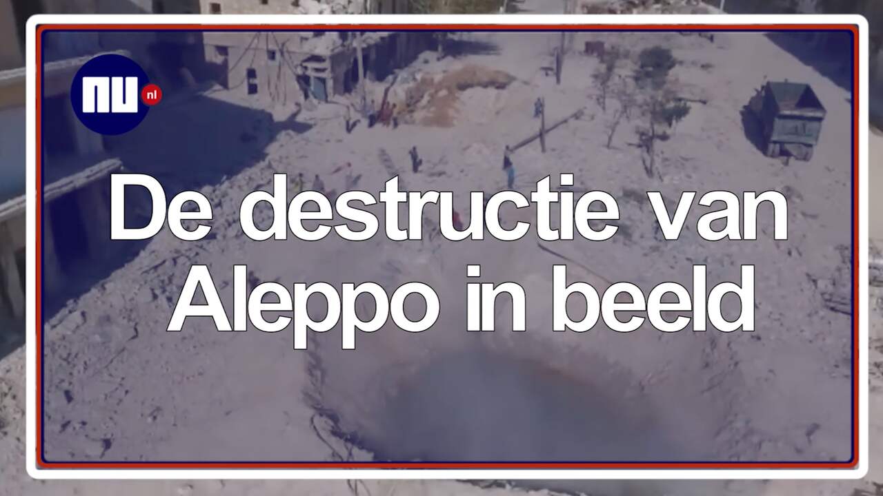 De destructie van Aleppo in beeld
