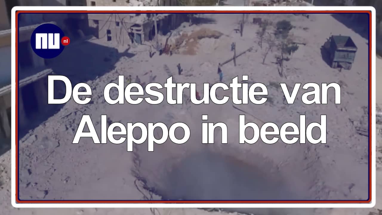 Beeld uit video: De destructie van Aleppo in beeld