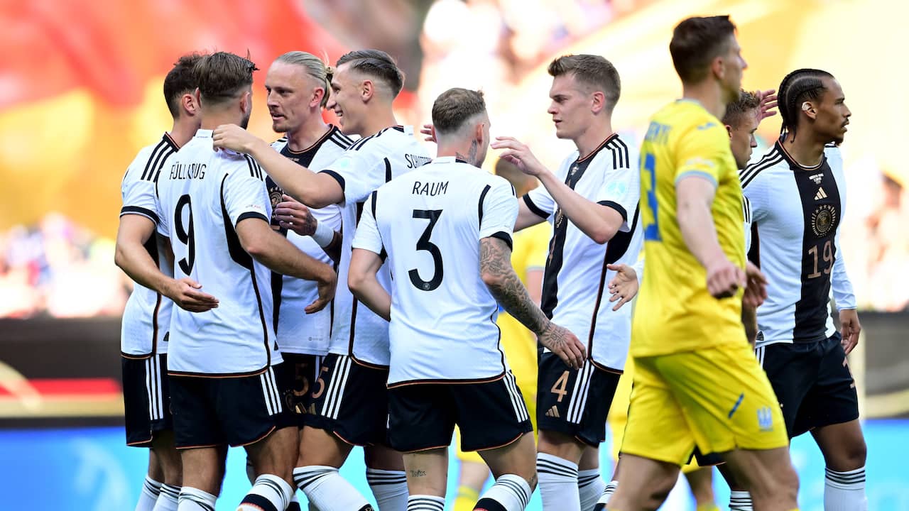 Deutschland unentschieden gegen die Ukraine im 1.000. Länderspiel |  Fußball
