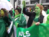 Belgisch zorgpersoneel eist verkleed als Shrek hoger loon