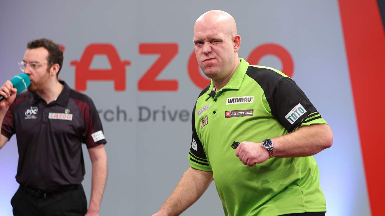 Van Gerwen manca il titolo alle Players Championship Finals nonostante nove quarti |  Frecce