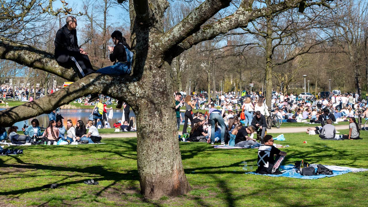 Police Evacuate Vondelpark Due To Crowds Bottles Thrown At Police Officers Now Newsy Today