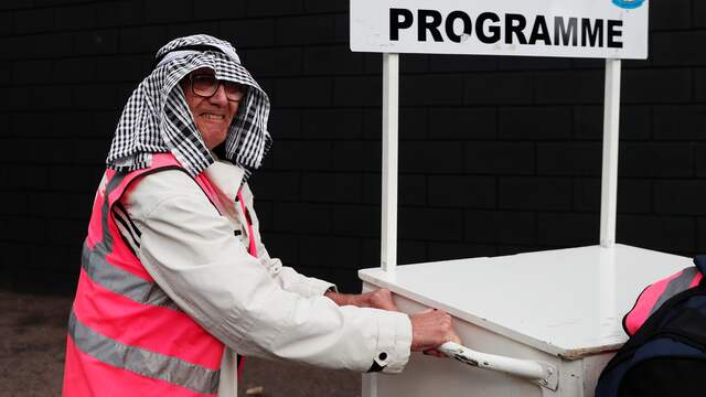 Ook een programmaverkoper deed hieraan mee.