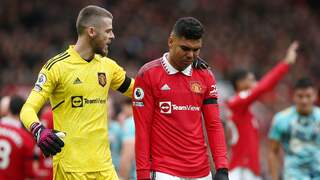 Casemiro krijgt rode kaart na harde tackle