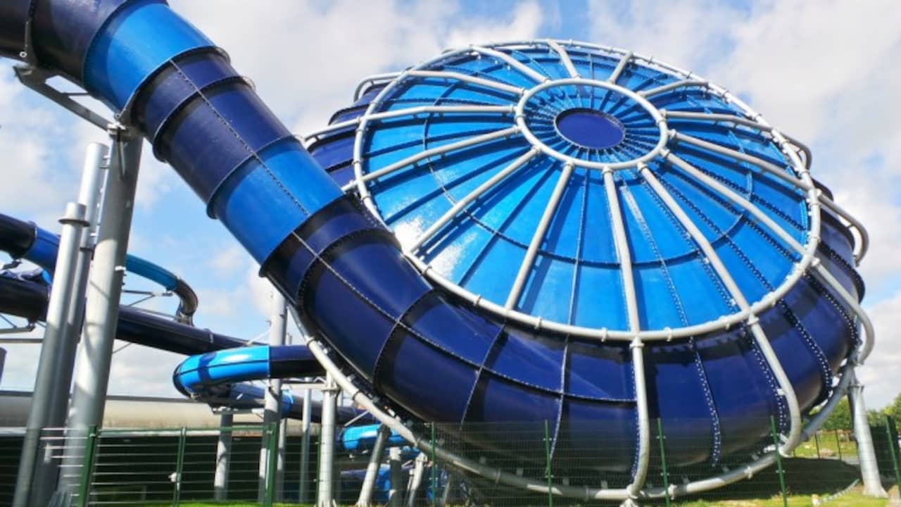 Beeld uit video: Nederlands bedrijf maakt grootste waterglijbaan ter wereld