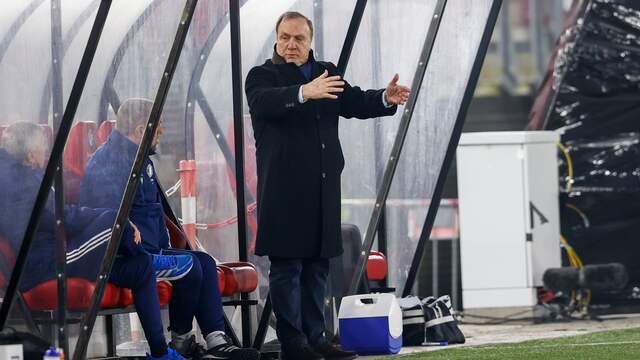 Dick Advocaat pakte met Feyenoord slechts acht punten in de laatste acht Eredivisie-duels.
