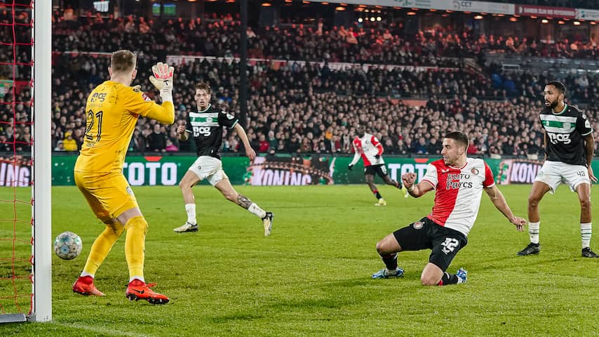 Feyenoord Bereikt Bekerfinale Door Zwaarbevochten Zege Op FC Groningen ...