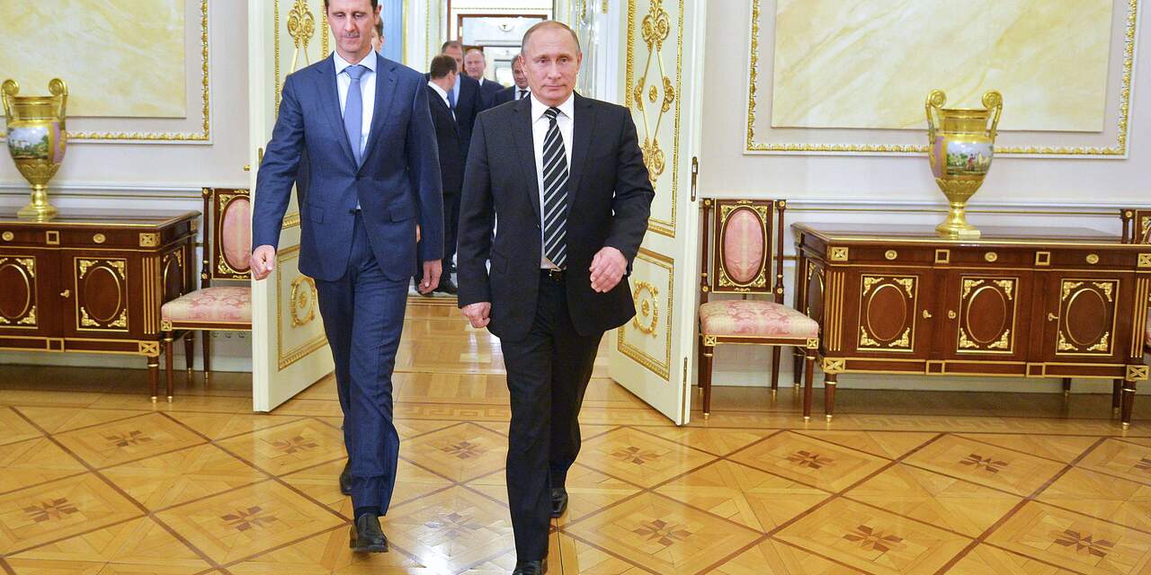 Amerika veroordeelt bezoek Assad aan Poetin