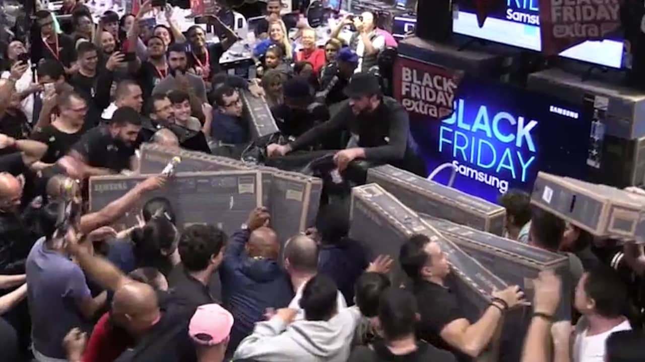 Black Friday zorgt wereldwijd voor chaos in winkels