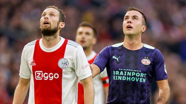 Daley Blind en Mario Götze.