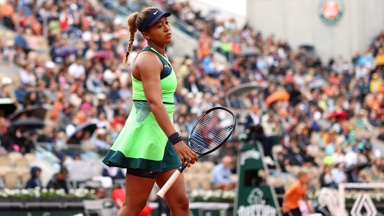 Roland Garros zit er voor Naomi Osaka al na één wedstrijd op.