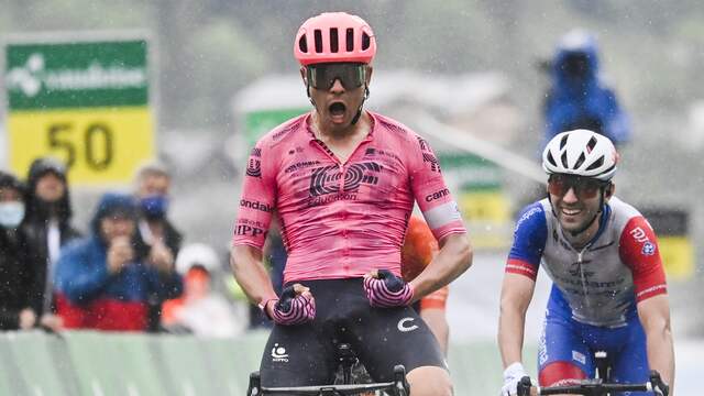 Stefan Bissegger geeft de Fransman Bejamin Thomas het nakijken.