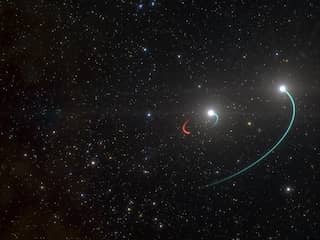 Dichtstbijzijnde zwarte gat gevonden dankzij sterren die eromheen draaien